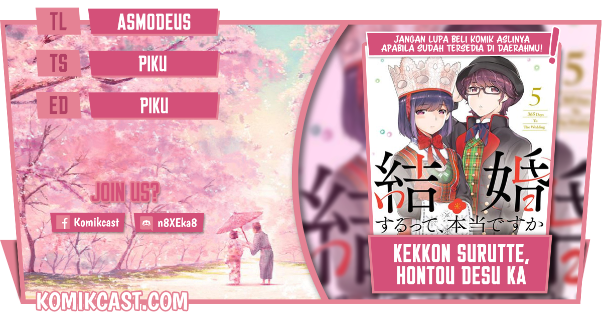 Kekkon Surutte, Hontou Desu ka? Chapter 56 Gambar 1